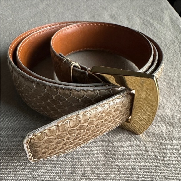 Jana genuine snake skin belt. Size medium vintage display picture 3